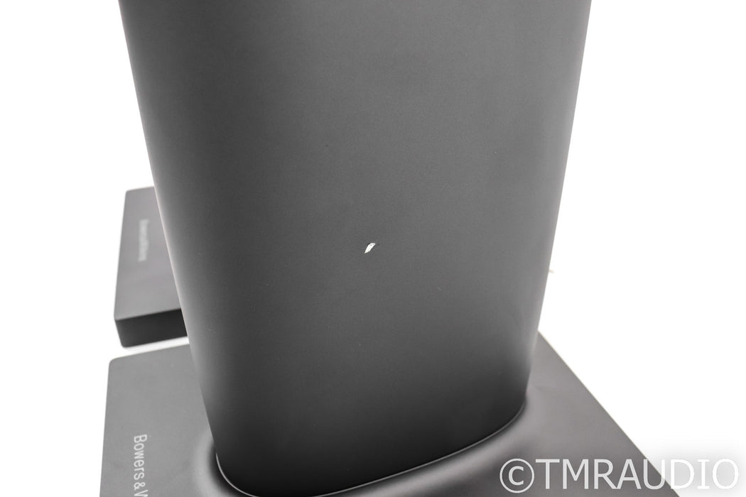 B&W Formation Duo Wireless Powered Bookshelf Speakers; Black Pair w/ Stands