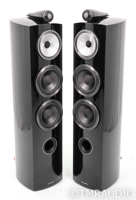 B&W 804 D3 Floorstanding Speakers; Gloss Black Pair; 804D3