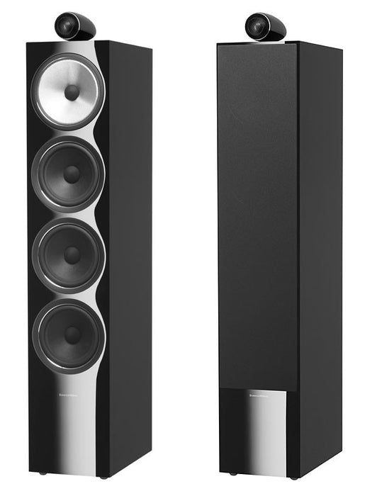 B&W 702 S2 Floorstanding Speakers; Gloss Black Pair (New)