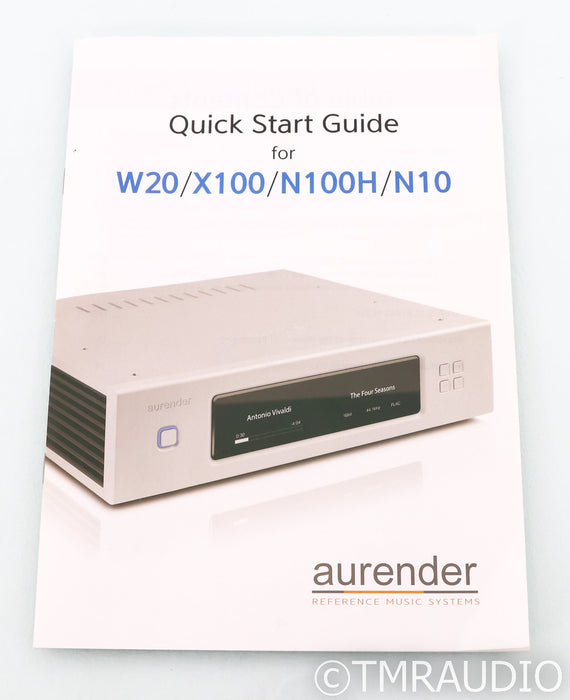Audrender N100H Network Server / Streamer; Silver; 2TB HDD