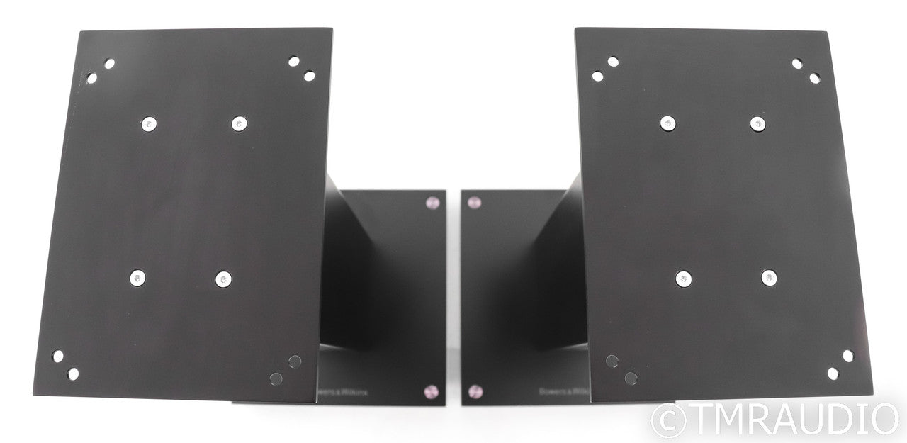 B&W FS-700 S2 Bookshelf Speaker Stands; Black