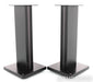 B&W FS-700 S2 Bookshelf Speaker Stands; Black