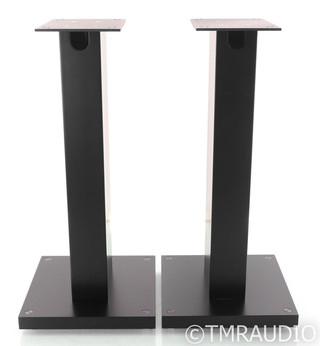 B&W FS-700 S2 Bookshelf Speaker Stands; Black