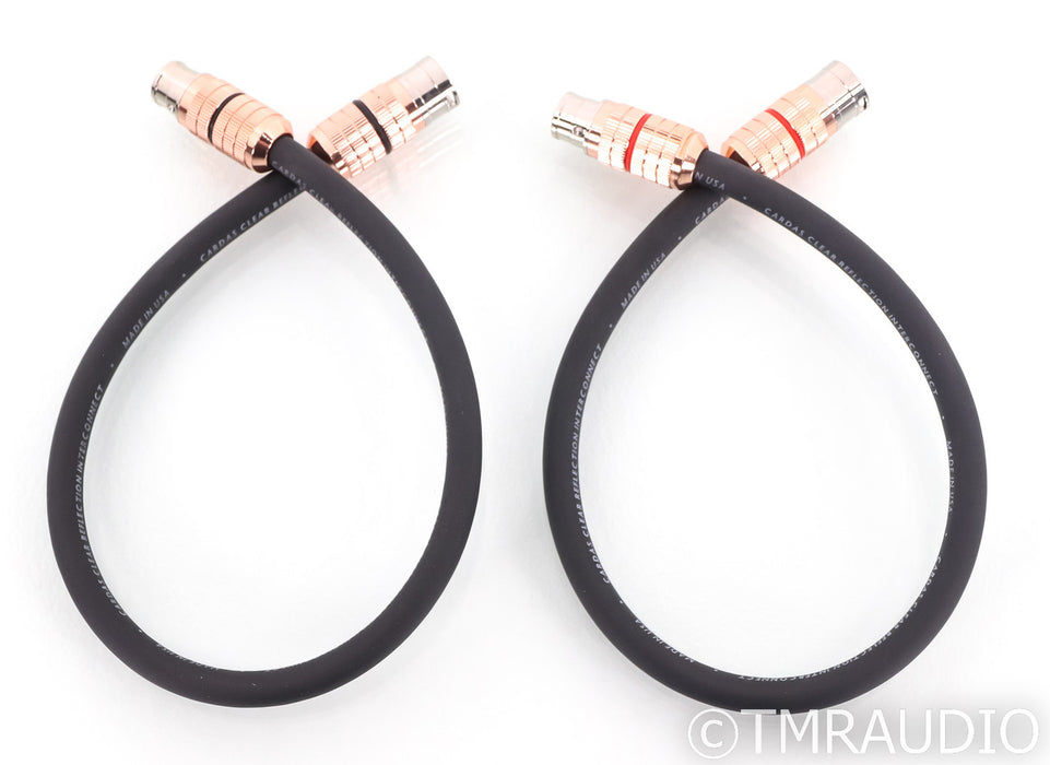 Cardas Clear Reflection XLR Cables; 0.5m Pair Balanced Interconnects