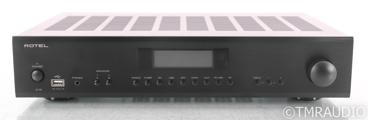 Rotel A14 Stereo Integrated Amplifier; A-14; Black; Remote