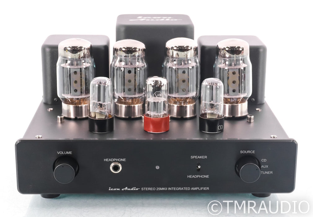 Icon Audio Stereo 25 MkII STereo Tube Integrated Amplifier; Black; Mk2