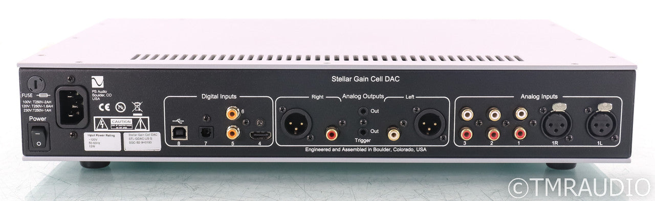PS Audio Stellar Gain Cell DAC; D/A Converter; Silver; Remote (Used)