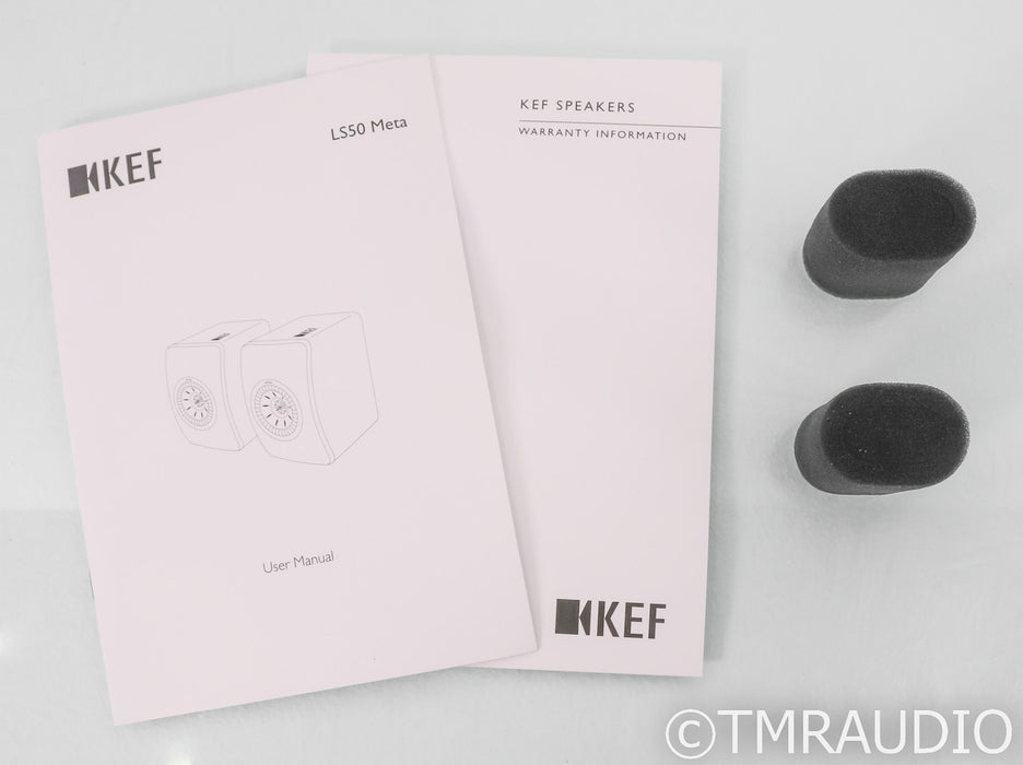 KEF LS50 Meta Bookshelf Speakers; Black Pair; LS-50