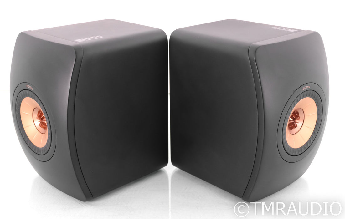 KEF LS50 Meta Bookshelf Speakers; Black Pair; LS-50