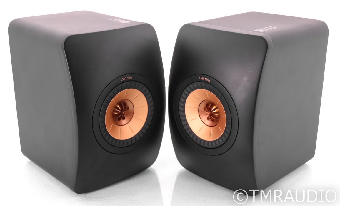 KEF LS50 Meta Bookshelf Speakers; Black Pair; LS-50