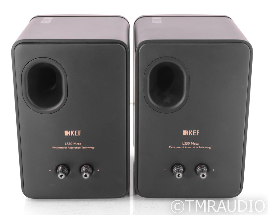 KEF LS50 Meta Bookshelf Speakers; Black Pair; LS-50