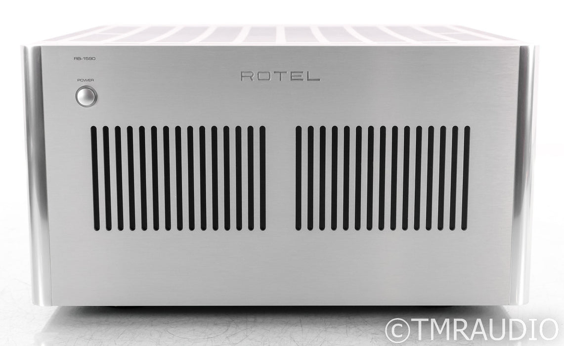 Rotel RB-1590 Stereo Power Amplifier; RB1590; Silver