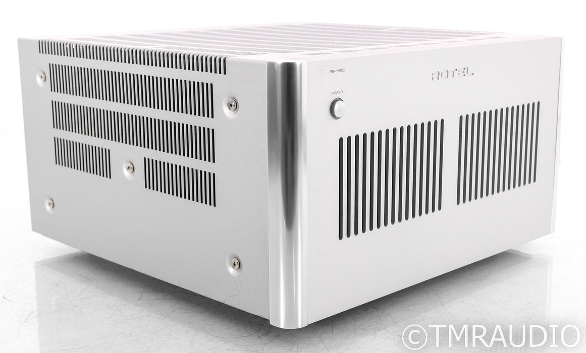Rotel RB-1590 Stereo Power Amplifier; RB1590; Silver