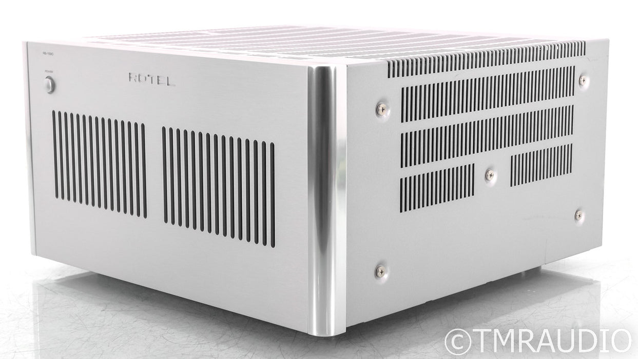 Rotel RB-1590 Stereo Power Amplifier; RB1590; Silver