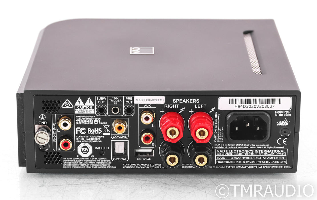 NAD D3020 V2 Stereo Integrated Amplifier / DAC; D-3020 MKII; Remote; Bluetooth