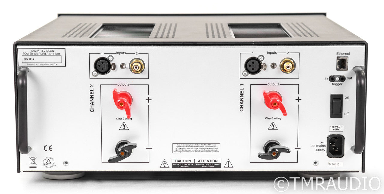 Mark Levinson No. 532H Stereo Power Amplifier; No532-H; Black