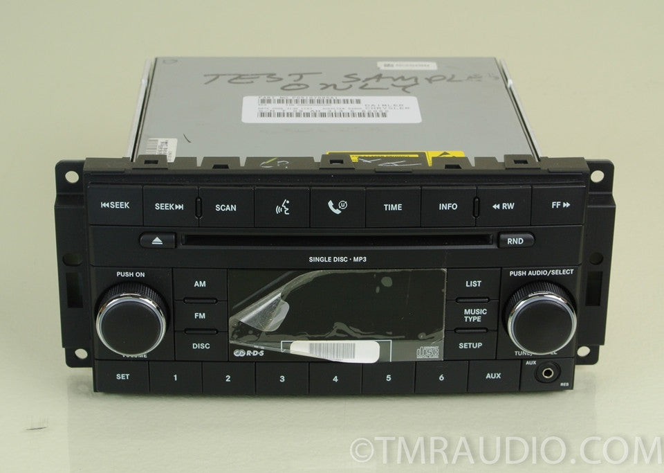 Chrysler/Dodge/Jeep In-dash CD MP3 WMA Player RDS #P05107095AI New