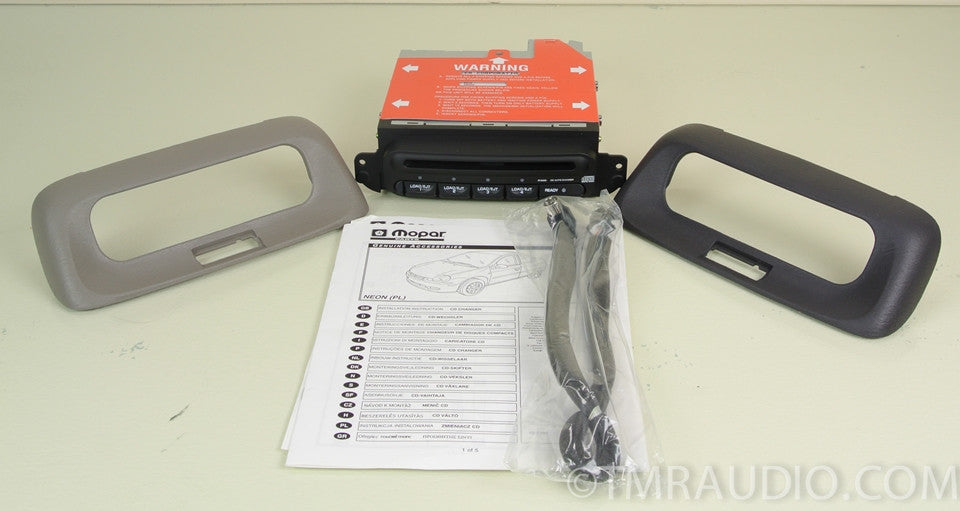 NEW- 82206742 CHRYSLER FACTORY IN DASH CD PLAYER w FACE PLATES