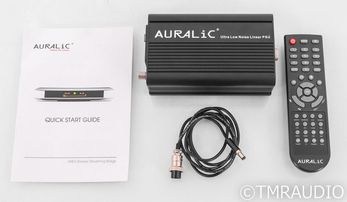Auralic Aries Wireless Network Streamer; Ultra Low Noise LPS, Remote