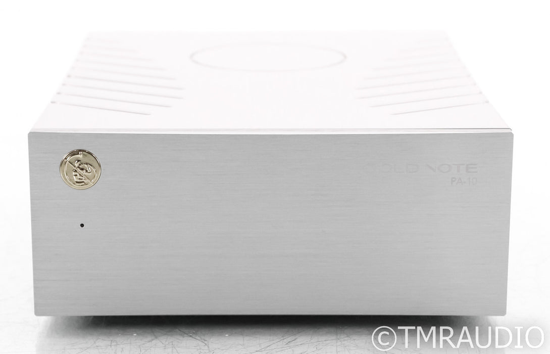 Gold Note PA10 Stereo Power Amplifier; PA-10; Silver