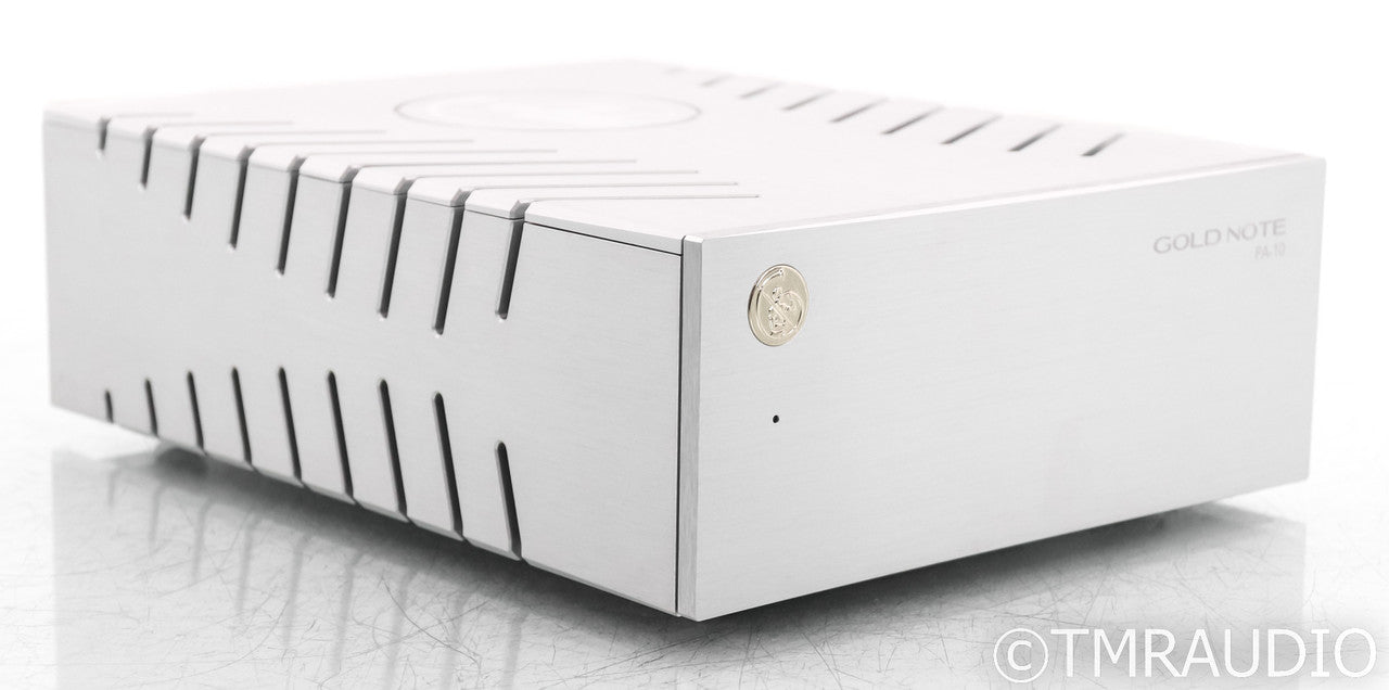 Gold Note PA10 Stereo Power Amplifier; PA-10; Silver