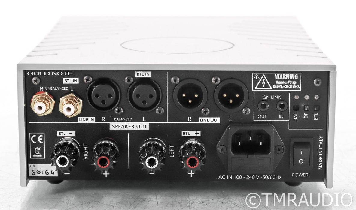 Gold Note PA10 Stereo Power Amplifier; PA-10; Silver