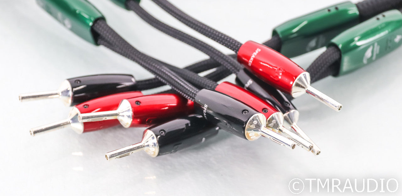 AudioQuest Robin Hood ZERO Speaker Cables; 8ft Pair (Open Box)