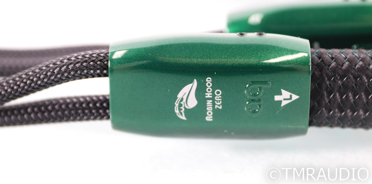 AudioQuest Robin Hood ZERO Speaker Cables; 8ft Pair (Open Box)