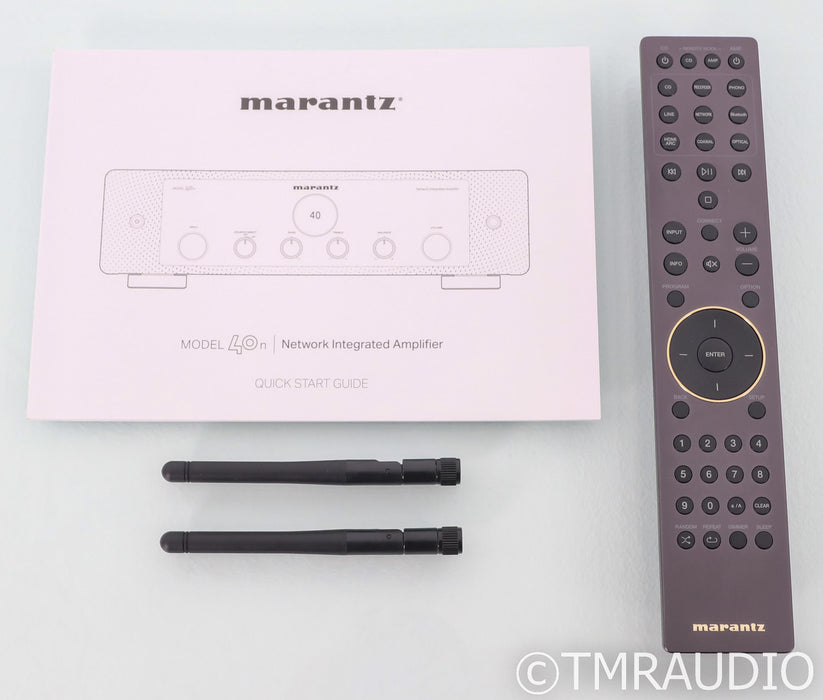 Marantz 40N Streaming Integrated Amplifier; Remote; MM Phono; Black; 40-N