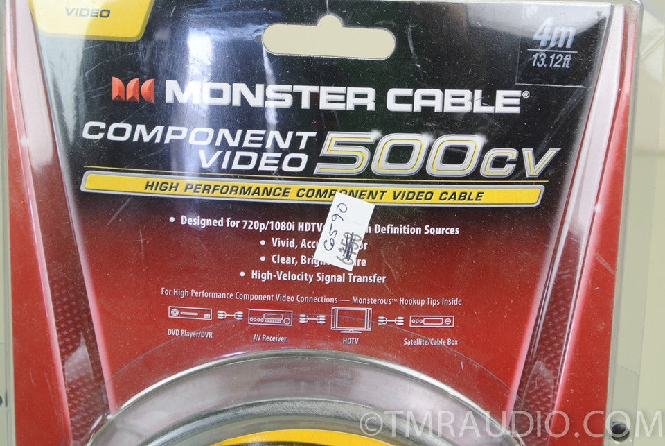 Monster Cable Component Video 500cv 4 meter Brand New in Box