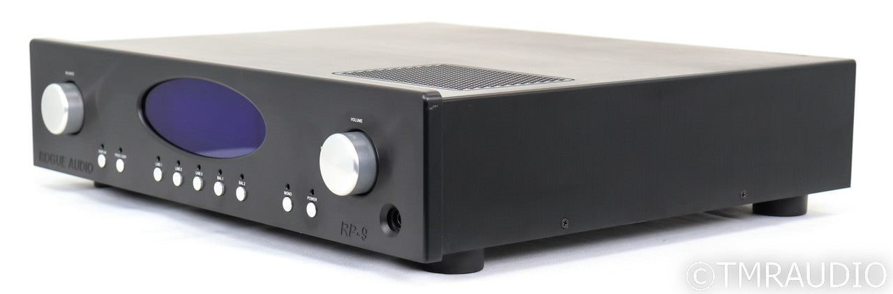 Rogue Audio RP-9 Stereo Tube Preamplifier; Remote; RP9; Black