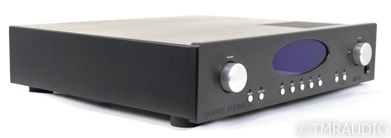 Rogue Audio RP-9 Stereo Tube Preamplifier; Remote; RP9; Black