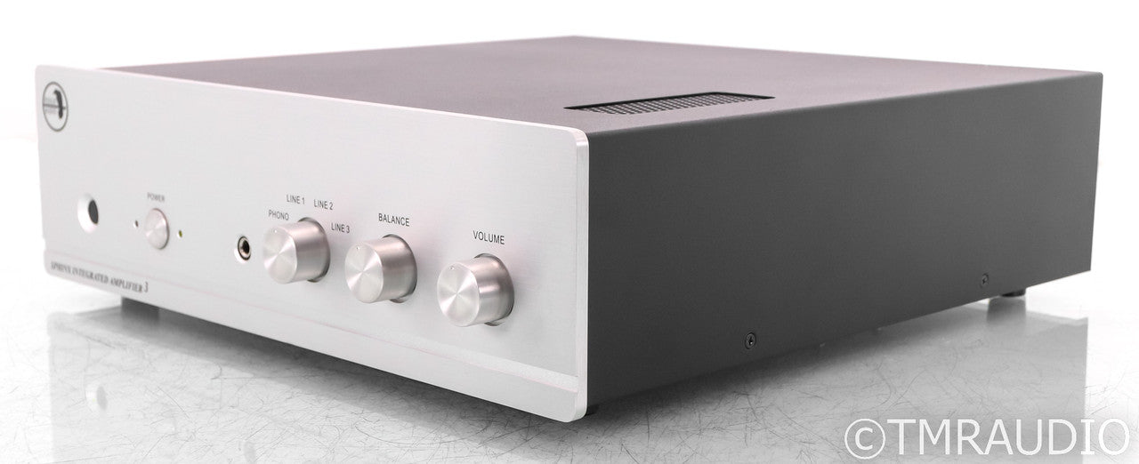Rogue Audio Sphinx V3 Stereo Tube Hybrid Integrated Amplifier; Silver; Remote