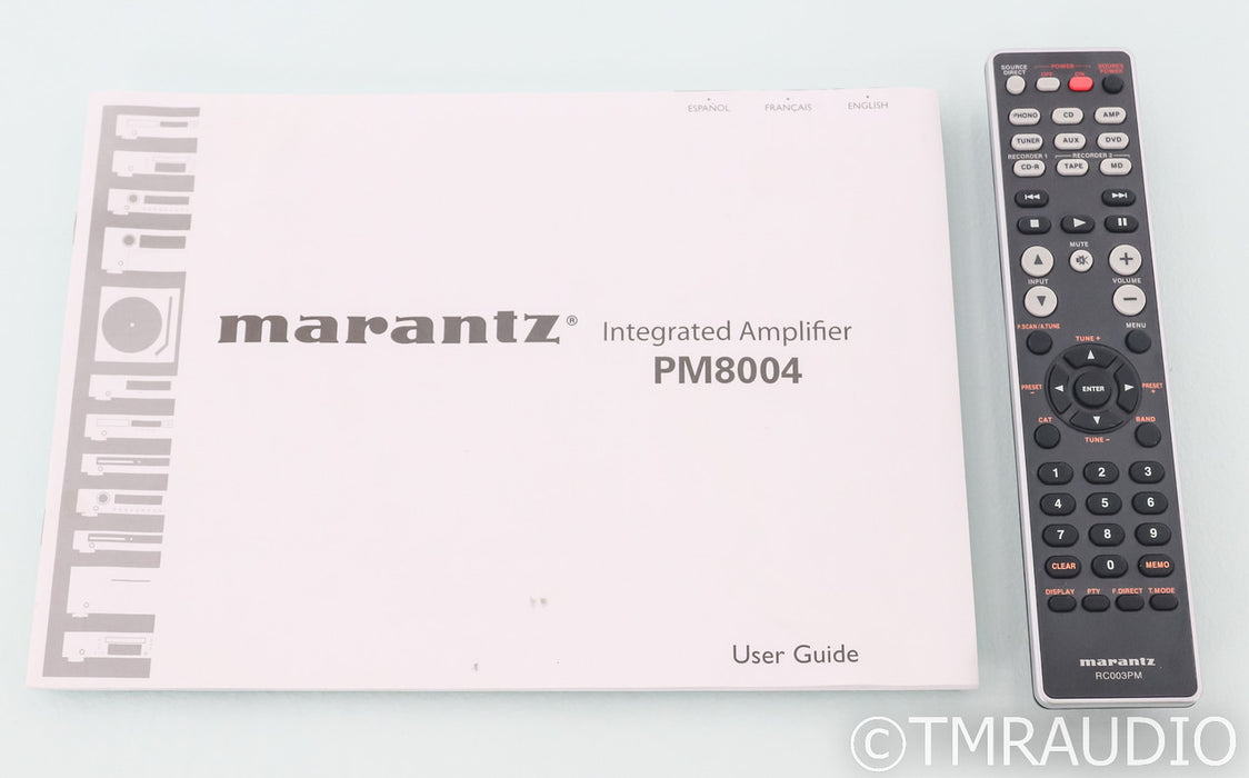Marantz PM8004 Stereo Integrated Amplifier; PM-8004; Remote; MM Phono