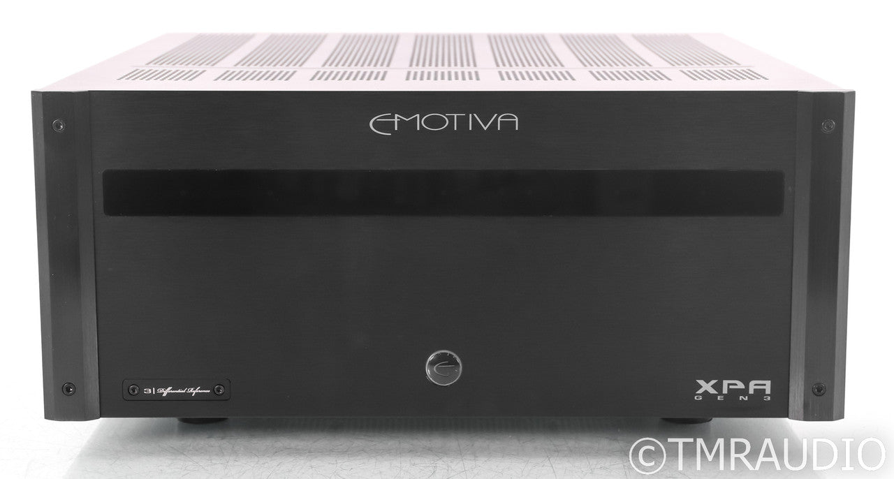Emotiva XPA DR3 3-Channel Power Amplifier; Differential Reference; Gen 3