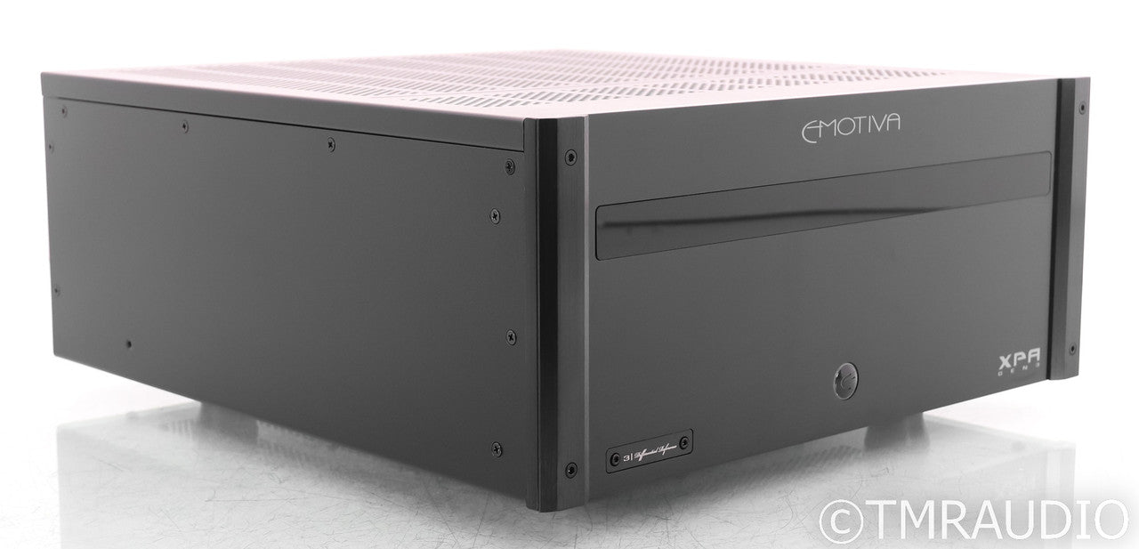 Emotiva XPA DR3 3-Channel Power Amplifier; Differential Reference; Gen 3