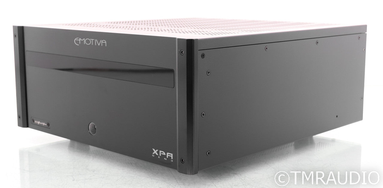 Emotiva XPA DR3 3-Channel Power Amplifier; Differential Reference; Gen 3