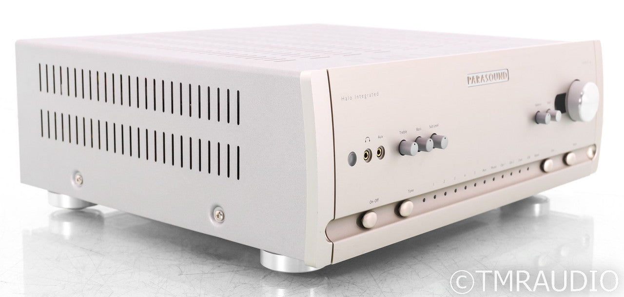 Parasound HINT 6 2.1 Channel Integrated Amplifier; Silver; Remote