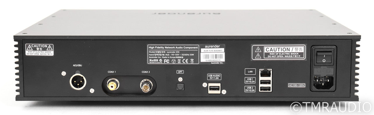 Aurender N10 Network Server / Stramer; Black; 4TB HDD