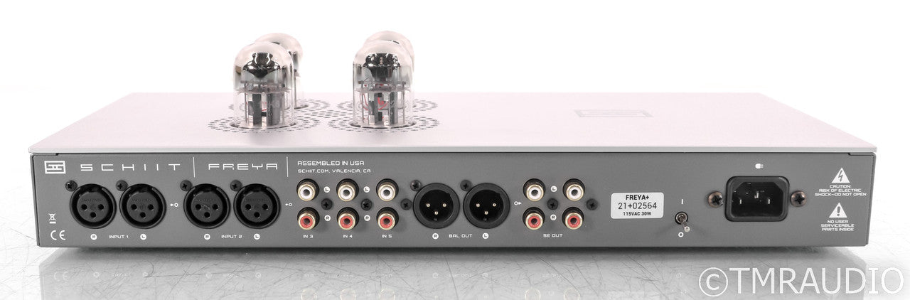 Schiit Audio Freya+ Stereo Tube Hybrid Preamplifier; Silver; Remote