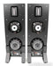 Spatial Audio X5 Premium Powered Open Baffle Speakers; Gloss Black Pair