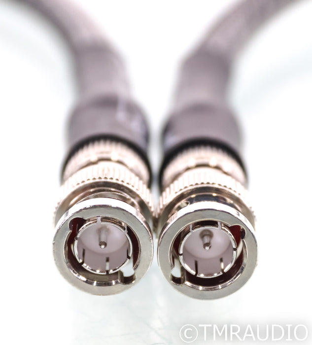 Moon Audio Silver Dragon BNC Digital Coaxial Cable; Single 1m Interconnect