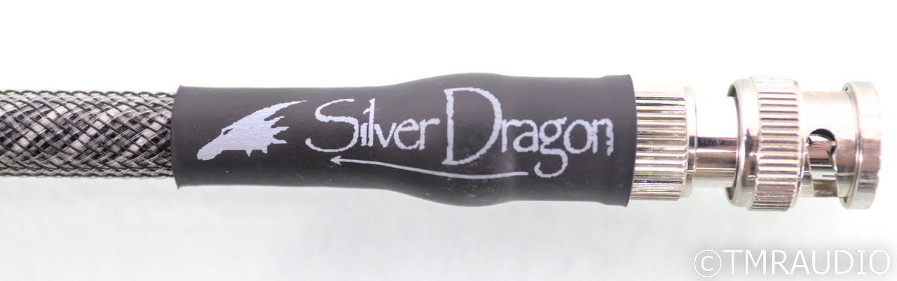 Moon Audio Silver Dragon BNC Digital Coaxial Cable; Single 1m Interconnect