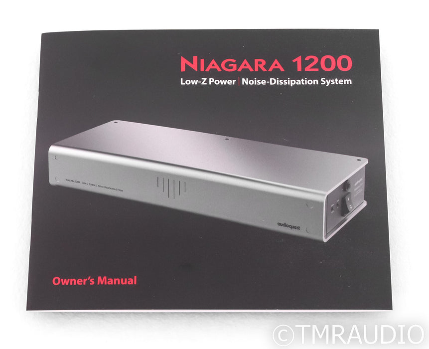AudioQuest Niagara 1200 AC Power Line Conditioner; 15A