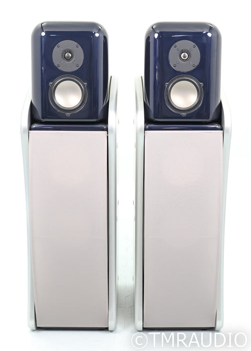 Revel Ultima Studio Floorstanding Speakers; Studio1; Silver & Blue Pair