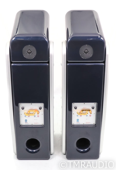 Revel Ultima Studio Floorstanding Speakers; Studio1; Silver & Blue Pair
