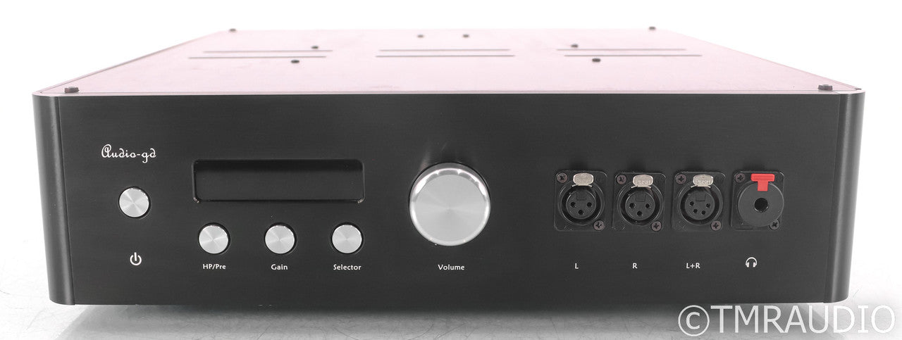 Audio-gd HE9 Headphone Amplifier / Preamplifier; Black; Remote