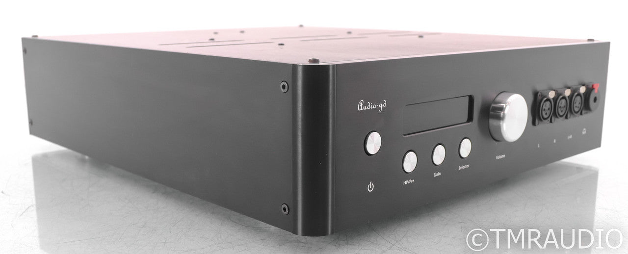 Audio-gd HE9 Headphone Amplifier / Preamplifier; Black; Remote