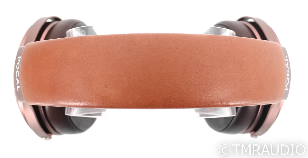 Focal Stellia Closed Back Headphones; Chocolate Leather