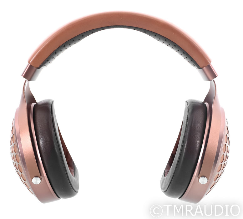 Focal Stellia Closed Back Headphones; Chocolate Leather